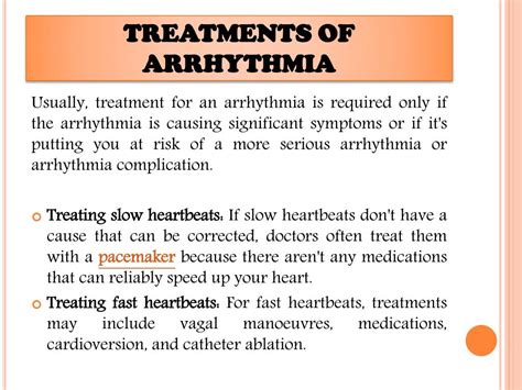 arrhythmia definition treatment